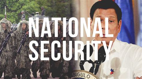 Dutertes Promises And His First Year In Office National Security