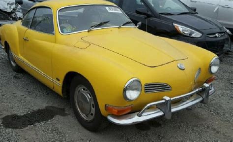 1971 Volkswagen Karmann Ghia Coupe 95518 Miles Yellow Coupe 4 Cyl