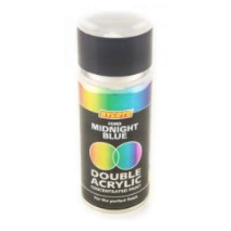 Hycote Ford Midnight Blue Double Acrylic Spray Paint 150ml Xdfd219