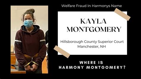 Kayla Montgomery Wife Of Harmony Montgomerys Father Appears In Court
