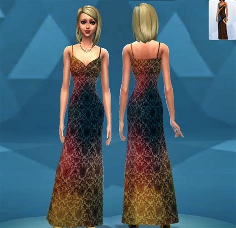 Recolor Dress 2 By Moonfairy At Everything For Your Sims Sims 4 Updates