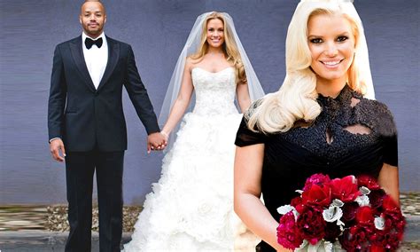 pregnant jessica simpson covers her stomach with a bouquet in best friend cacee cobb s wedding