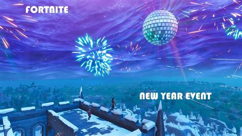 Fortnite New Year Event View From Polar Peek Youtube