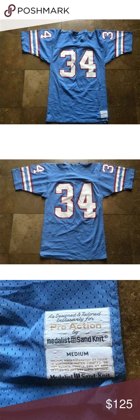 Earl Campbell 34 Houston Oilers Throwback Jersey Houston Oilers