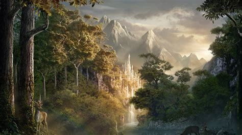 Lord Of The Rings Beauty Landscape Wallpapers Hd Desktop And