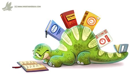 Daily Paint #1139. Thesaurus by Cryptid-Creations on DeviantArt