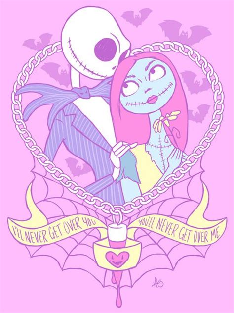 Pastel Jack And Sally Nightmare Before Christmas Wallpaper Sally