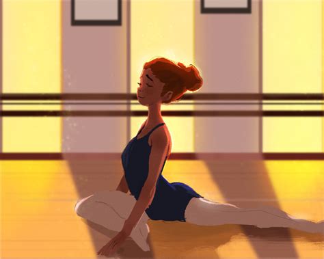Artstation Ballerina Stretching