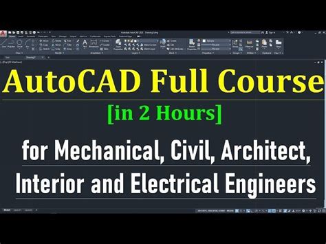 Free Course Autocad Training For Mechanical Civil Architect