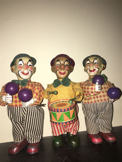 Wind Up Clowns The Maraca Clown On The Right Is Not Working Really Good