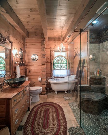 Cabin Bathroom Designs Cabin Fever Impressive Bathroom Designs By