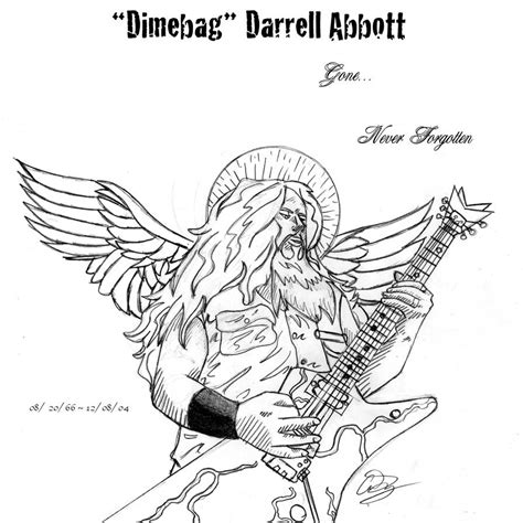 Dimebag Darrell Tribute By Jigsaw Chan On Deviantart