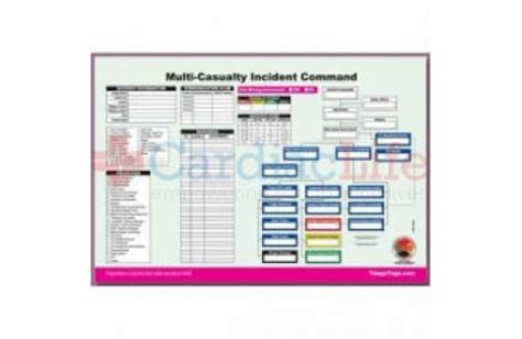 Dms 05562 Multi Casualty Incident Command Worksheet Pad Cardiac Life