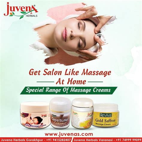 Herbal Massage Creams Herbalism Natural Skincare Brands Face Massage