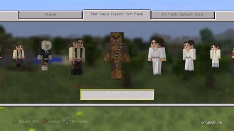 Minecraft Star Wars Classic Skin Pack Xbox One Xbox 360 Youtube