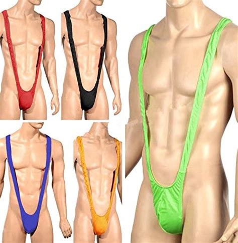 Amazon Com No Hot Borat Mankini Costume Green Swimsuit Mens Swimwear Thong Bikini Super Hero