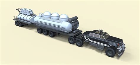 All scratch built using design picutres and documentry screenshots. People eater fuel truck from movie Mad Max Fury road 3D ...
