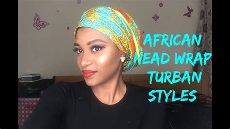 African Headwrapturban Tutorial 1 Ankara Youtube