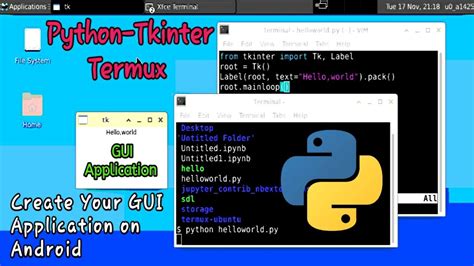 How To Run And Do Python Tkinter Program On Android Termux Step By