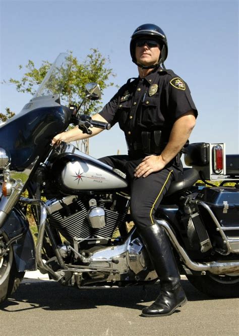 Motorcycle Cop Hot Cops Men In Uniform Cop Uniform