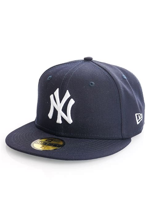New Era New York Yankees Fitted Cap Mlb Ac Perf 59fifty Navywhite
