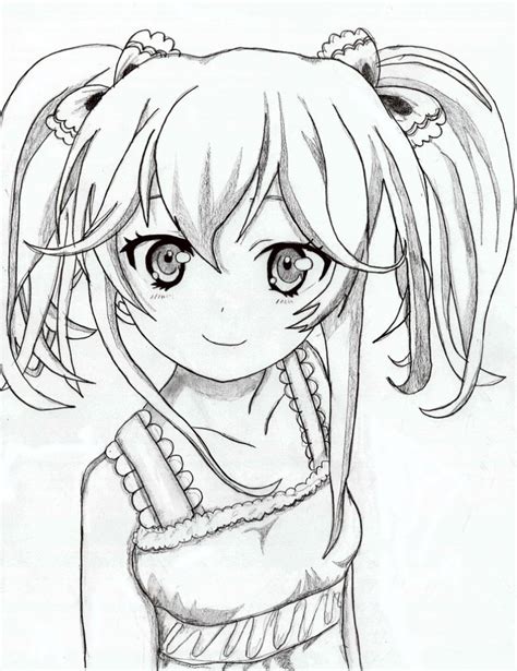 Cute Anime Girl Drawing At Getdrawings Free Download