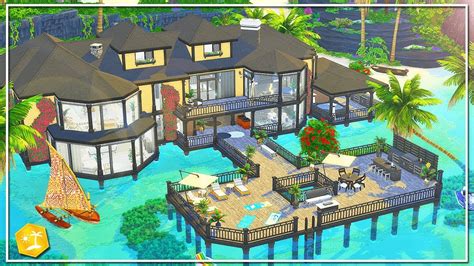 Luxury Sulani Mansion The Sims 4 Speed Build No Cc Island Living