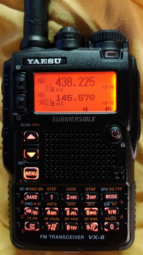 Yaesu Vx 8dr Handheld Vhfuhf Transceiver