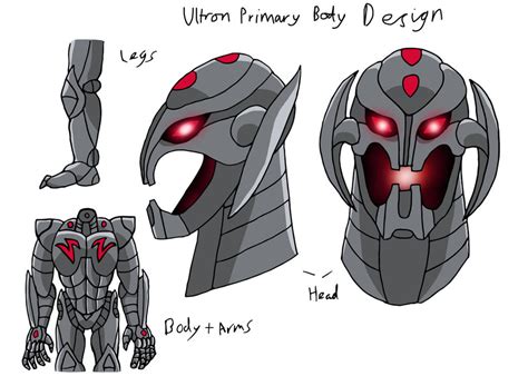 Ultron Primary Body Design By Edcom02 On Deviantart
