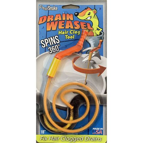 FlexiSnake The Drain Weasel 1.5 ft. L Hair Clog Tool - Ace Hardware
