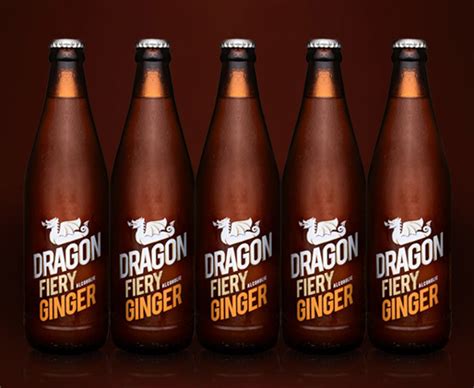 Dragon Fiery Ginger Alcoholic Beverages Package Inspiration