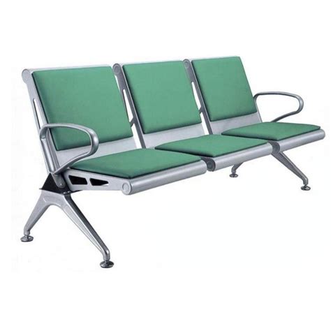Ms Powder Coated 3 Seater Waiting Chair For Office Rs 7000 Unit Id