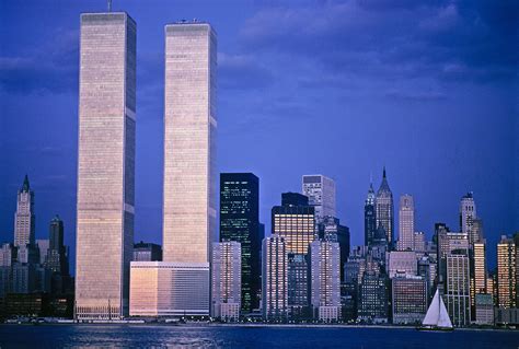 Twin Towers World Trade Center Designed By Minoru Yamasak New York