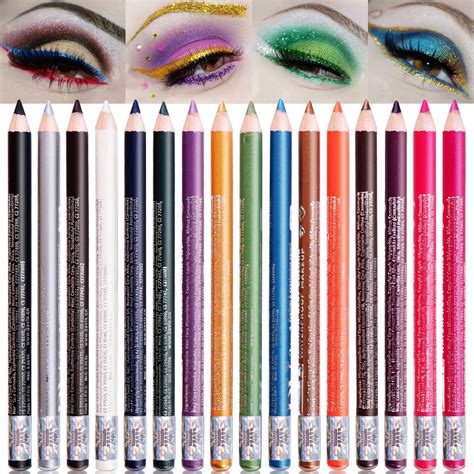 Buy Adimanis Colored Eyeliners Pencil Set 16pcs Eyes Makeup Pencil 3