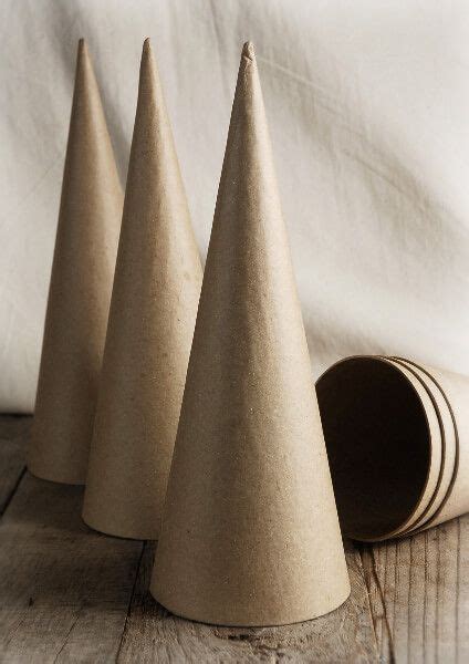 Paper Mache Cones 105 Paper Mache Cone Easy Christmas Crafts