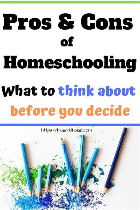 Pros And Cons Of Homeschooling How To Know If Its Right