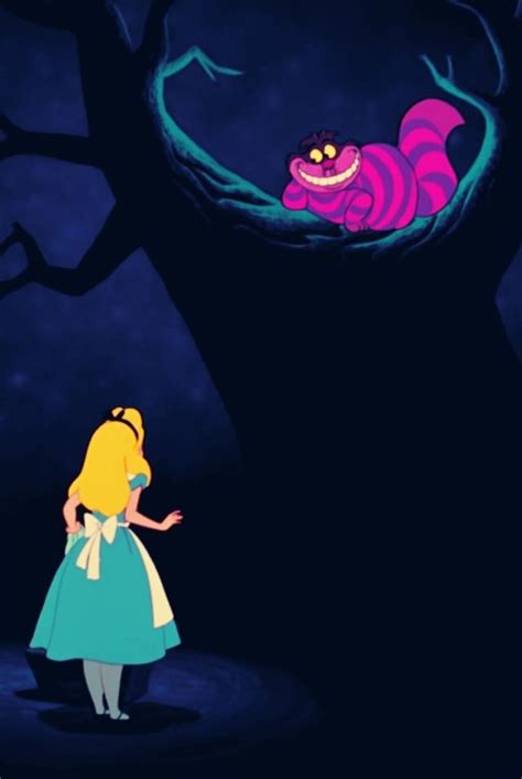 Alice Meets The Cheshire Cat Alice In Wonderland Disney Disney Alice