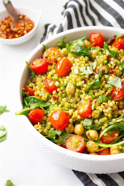 Vegan Mediterranean Couscous Salad Recipe Couscous Recipes Vegan