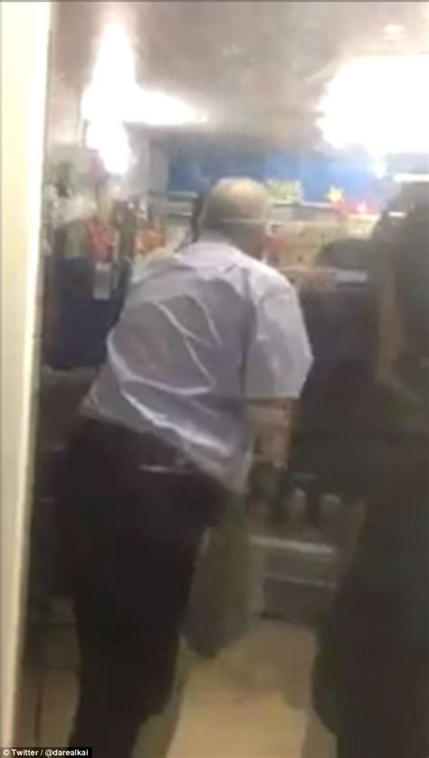 Tesco Staff Bundle Suspected Shoplifter Into Back Room Daily Mail Online