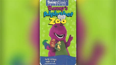 Barneys Alphabet Zoo 1993 1994 Vhs Youtube