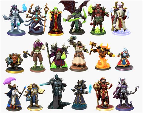 Fanmade World Of Warcraft Miniature Figures Mmorpg Gg