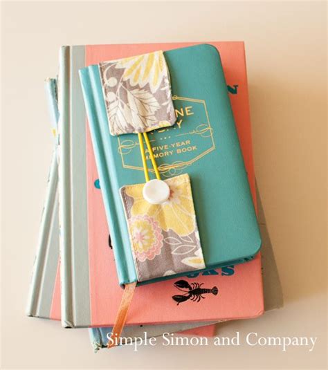 Simple Simon And Company Easy Fabric Bookmark And Some Thoughts