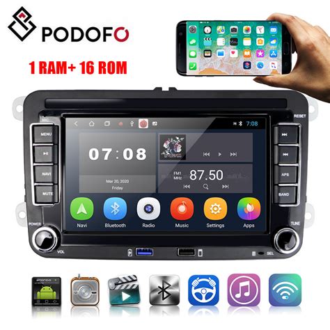 7 Android Car Radio For VW Polo Golf 5 6 Plus Passat B6 Jetta Tiguan