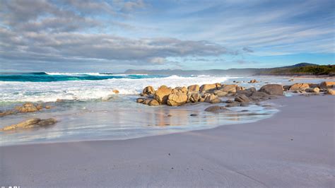 Download Wallpaper 3840x2160 Coast Beach Stones Sea Waves Nature
