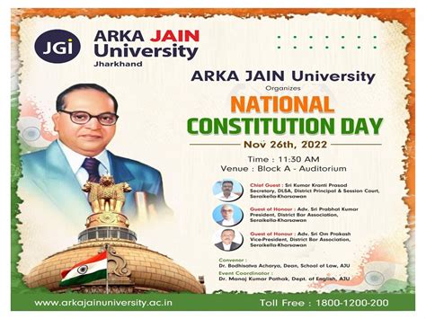 National Constitution Day Arka Jain University