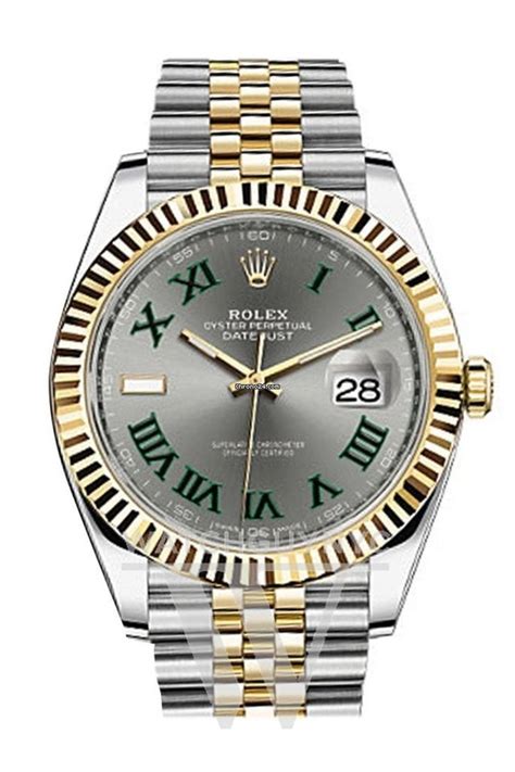 Rolex 41mm jubilee watch 2 tone pink gold and steel watch 18 carat diamonds iced. Rolex Datejust 41mm Jubilee Wimbledon UNWORN Two-Tone for ...