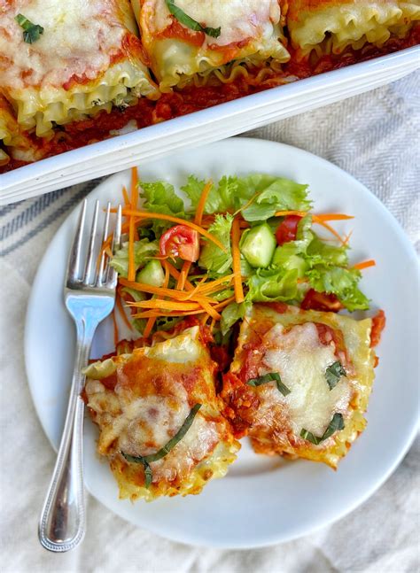 Vegetarian Lasagna Rolls With White Beans And Spinach Happy Kids