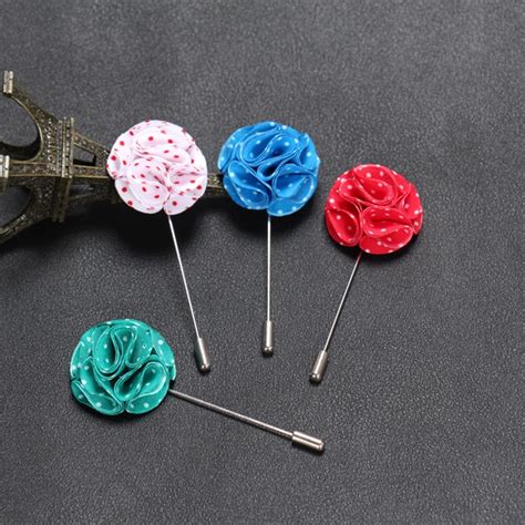 Mdiger Brand New Wedding Floral Label Pins Handmade Brooch Gentlemen