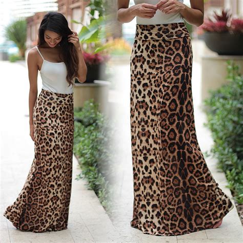 Whoa We Are Going Nuts Over This Stunning New Leopard Maxi Skirt The