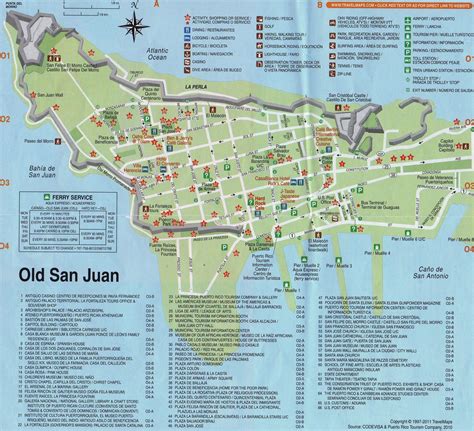 old town san juan puerto rico map joomlarejaz